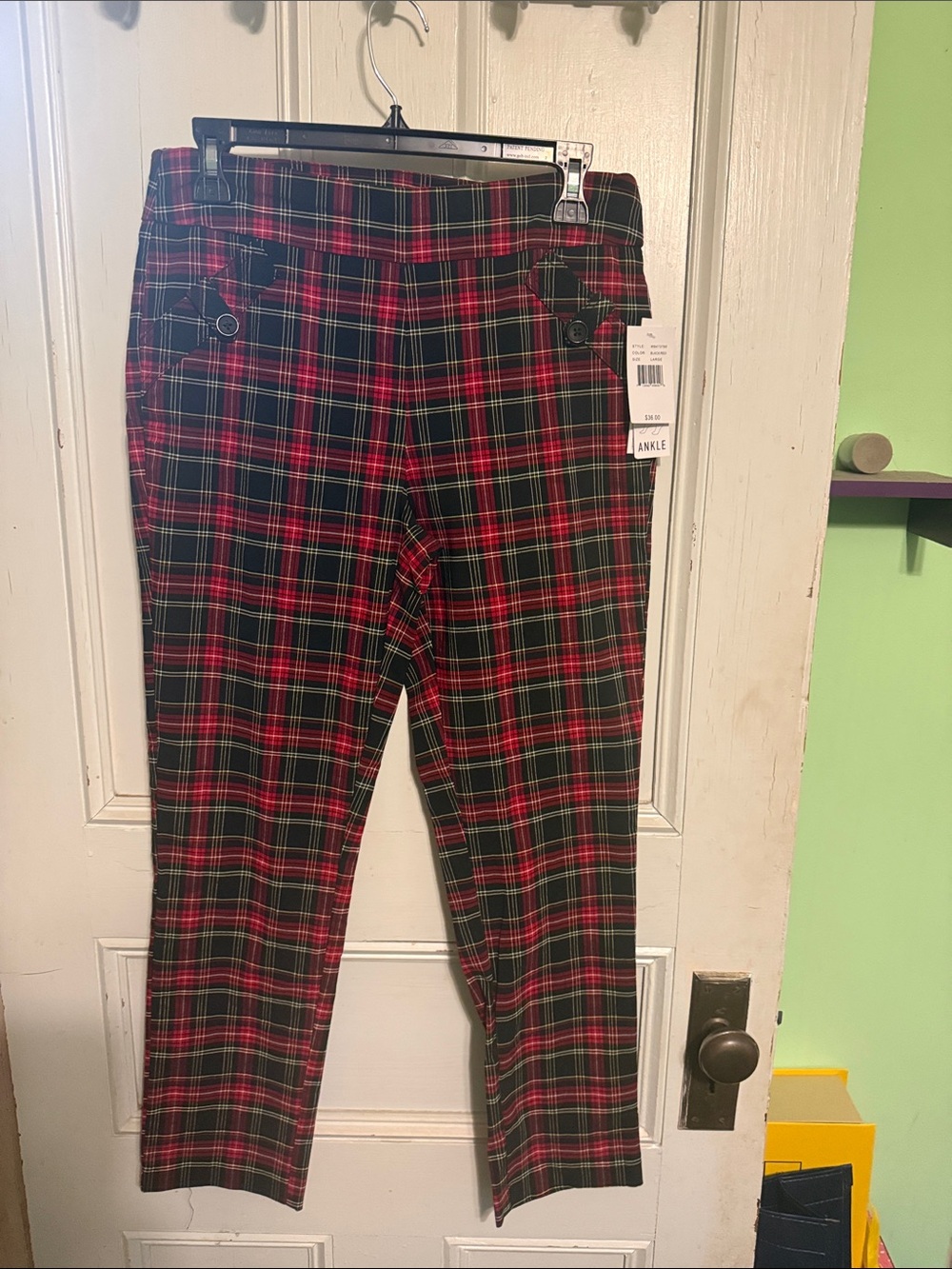 Joe B Red and Black Plaid Shirt